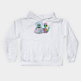 Alien friends Kids Hoodie